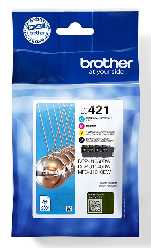 Brother  LC-421VAL PagePack 4 pc(s) Original