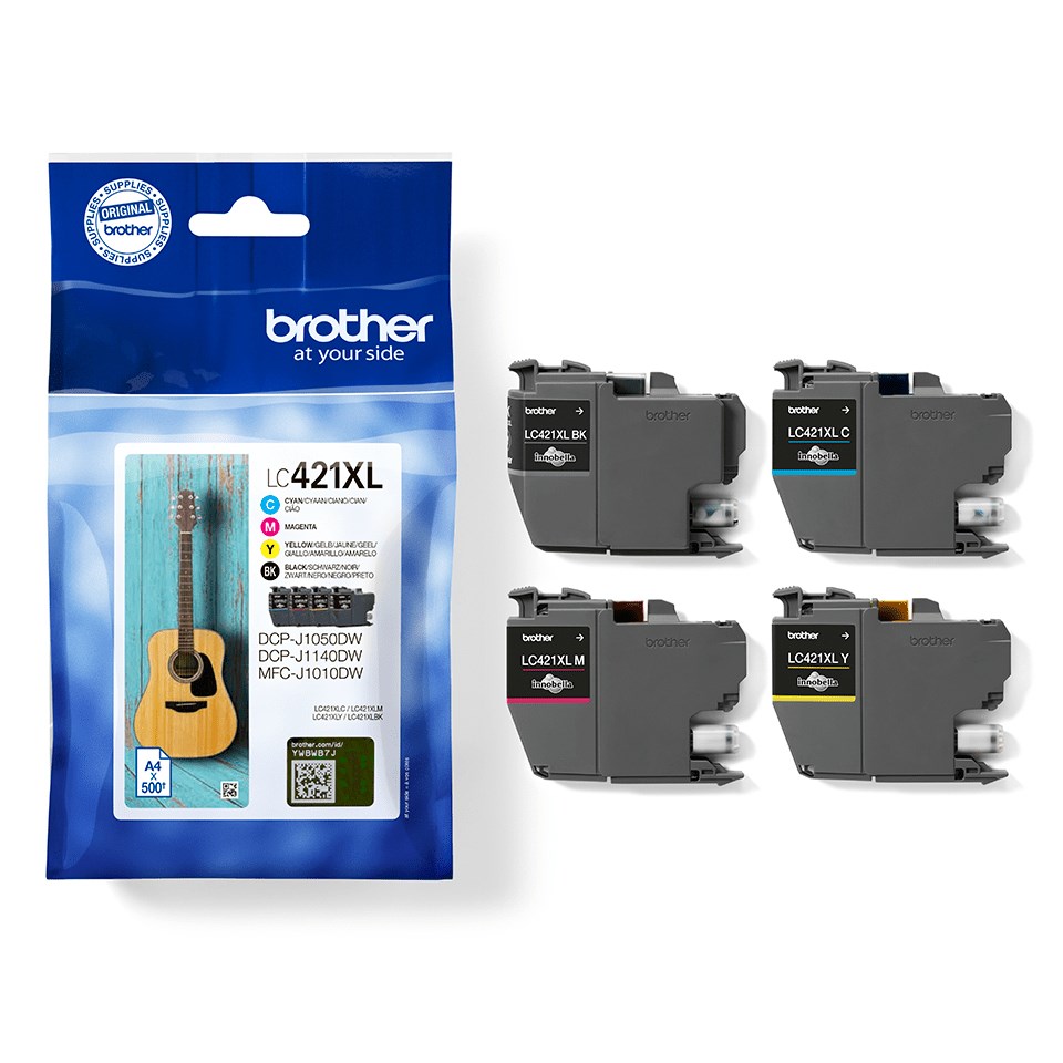 Brother  LC-421XLVAL PagePack 4 pc(s) Original