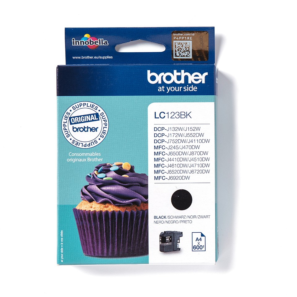 Brother LC123BK ink cartridge 1 pc(s)