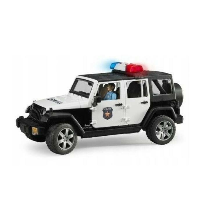 BRUDER   Jeep Wrangler Rubicon Police with