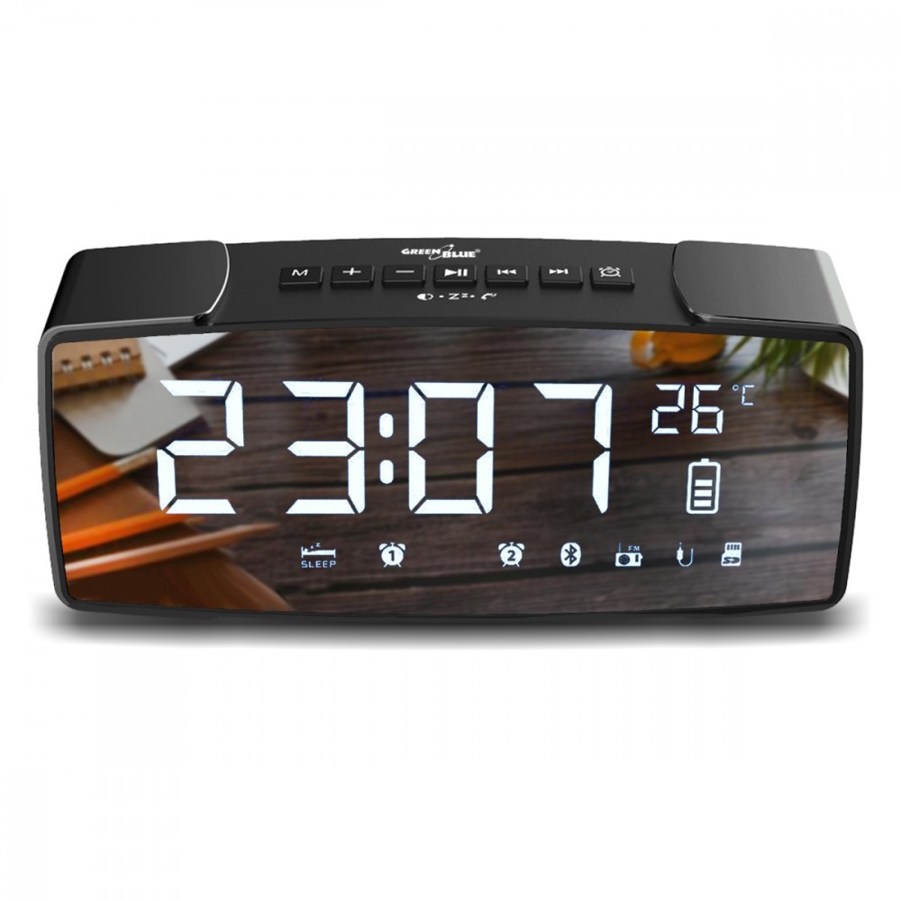 GreenBlue  BT Clock Radio FM 4