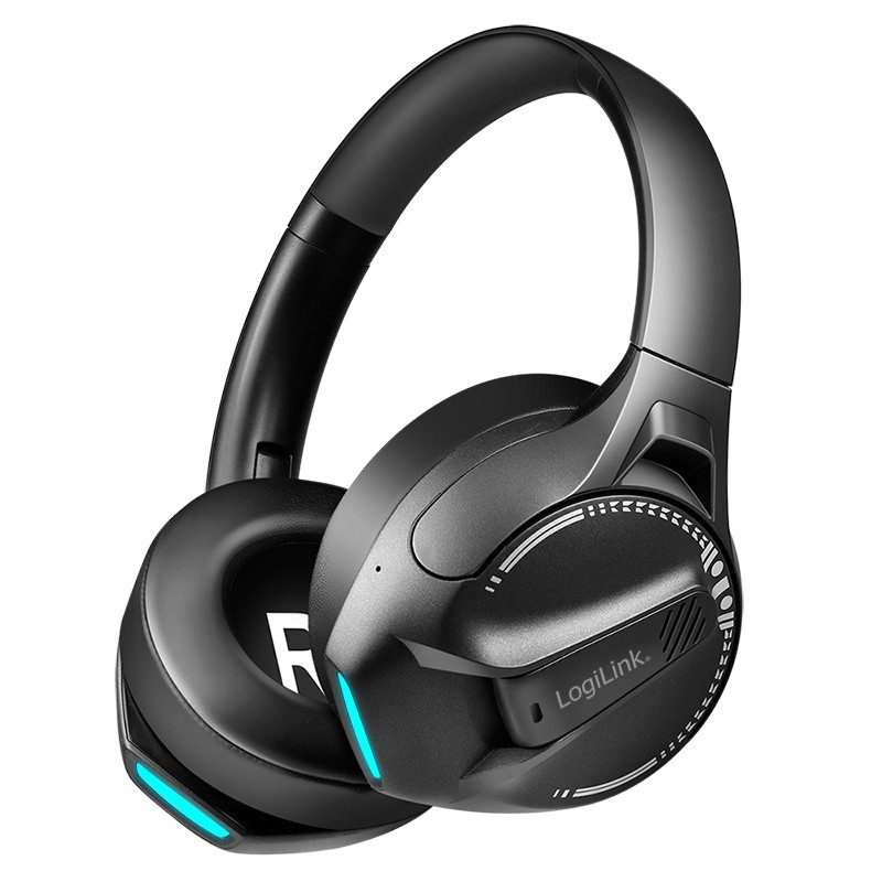 LogiLink BT6.0 gaming headset, black
