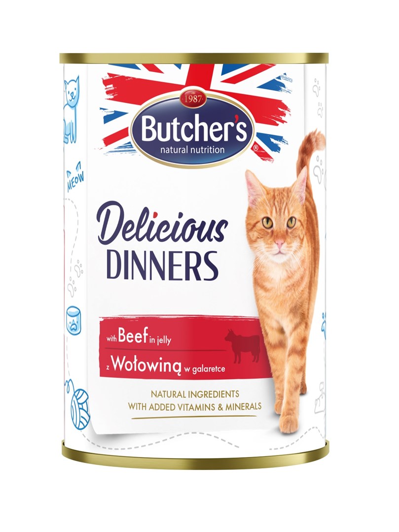 Butcher`s  Delicious Dinners Pieces of beef