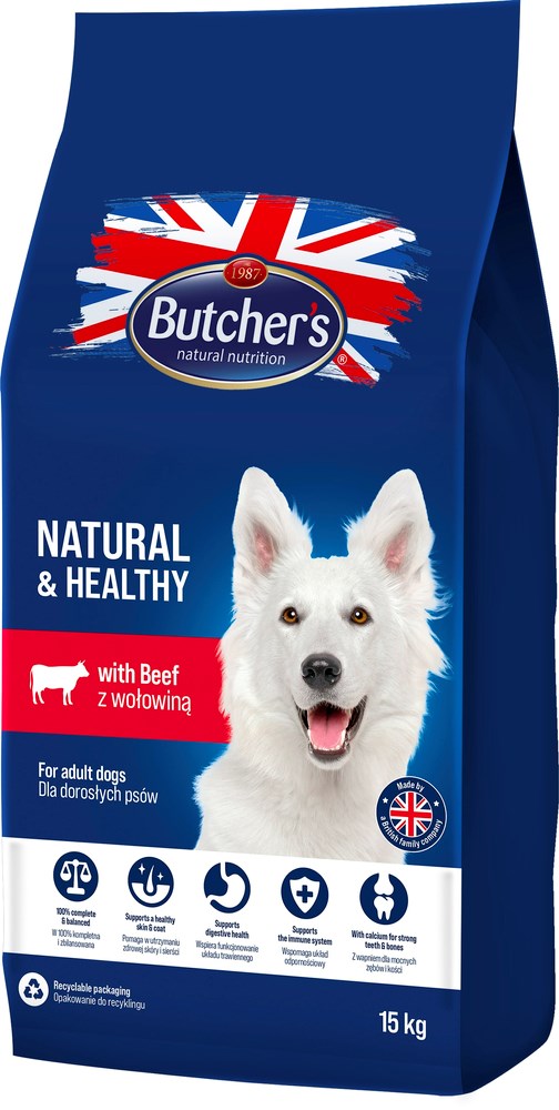 Butcher`s Natural&Healthy with beef - dry