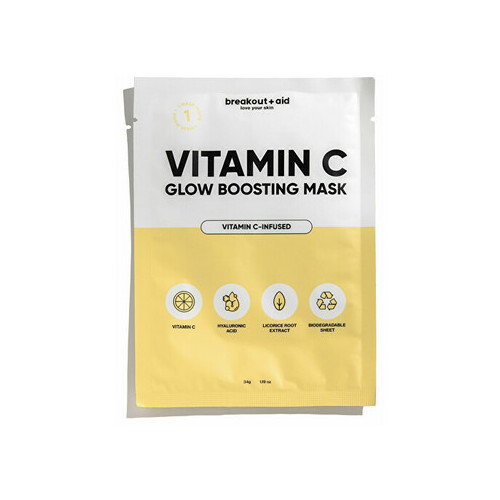 Breakout+aid C Glow Boosting Mask (Woman