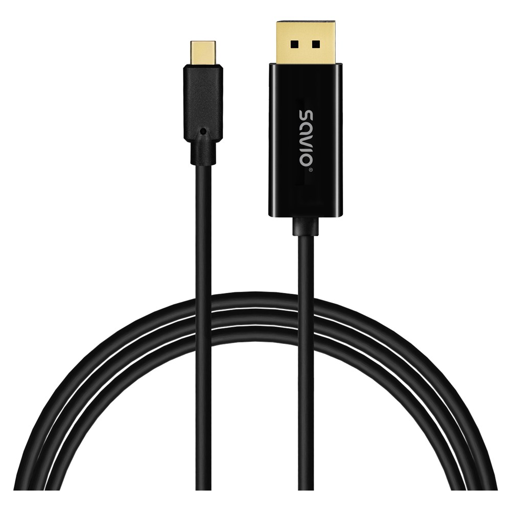 SAVIO Cable CL-207 USBC-DP 2m 1