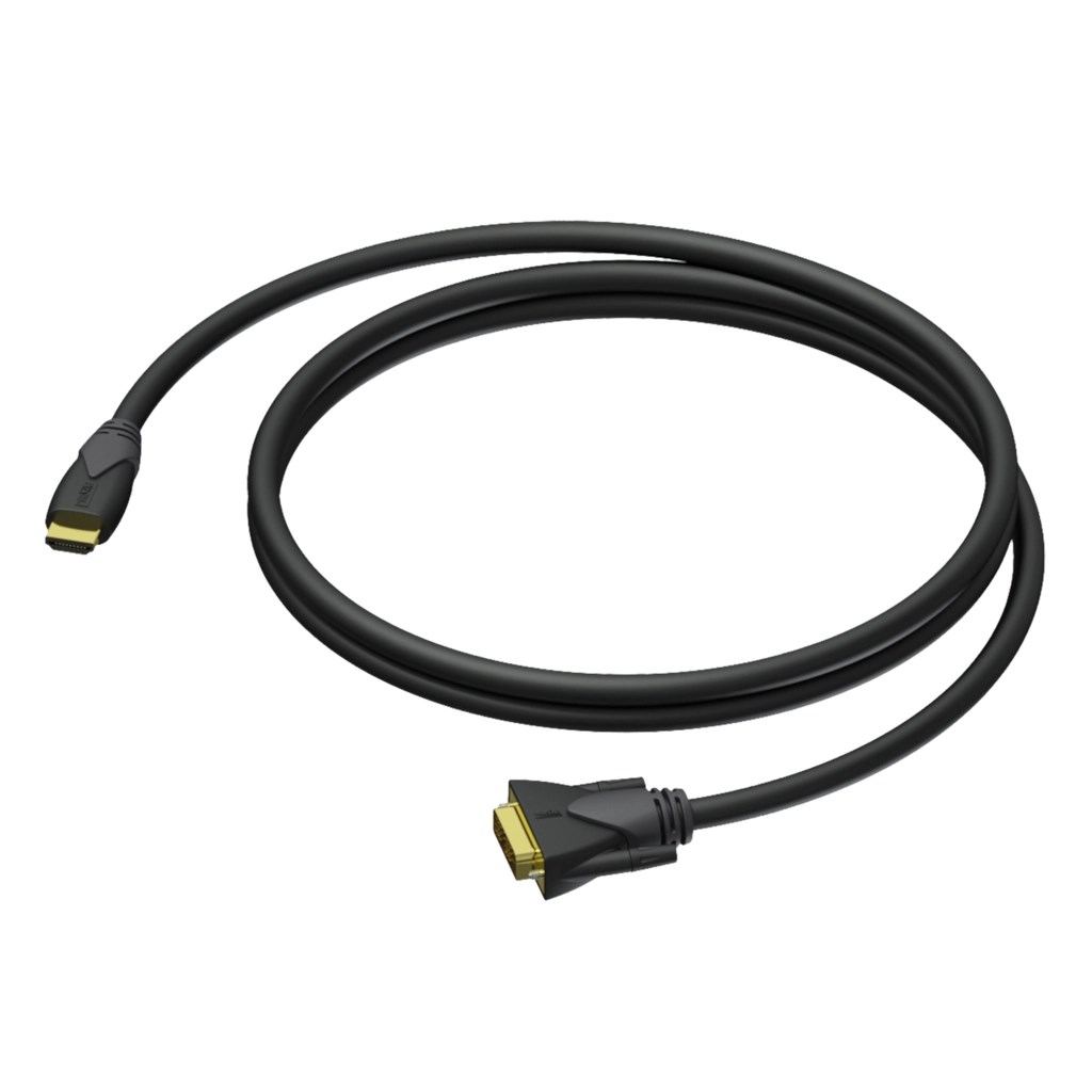 PROCAB Cable HDMI-DVI-D 3 m black