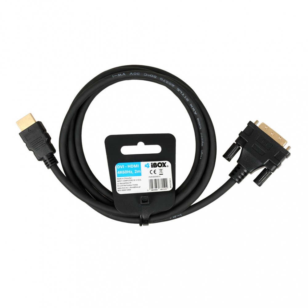 IBOX  Cable HDMI to DVI FullHD