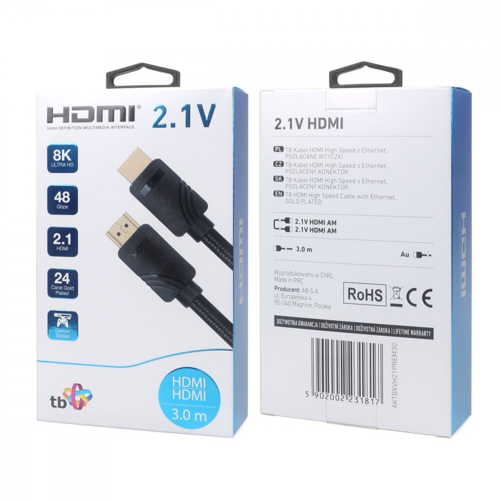 TB  Cable HDMI v 2.1