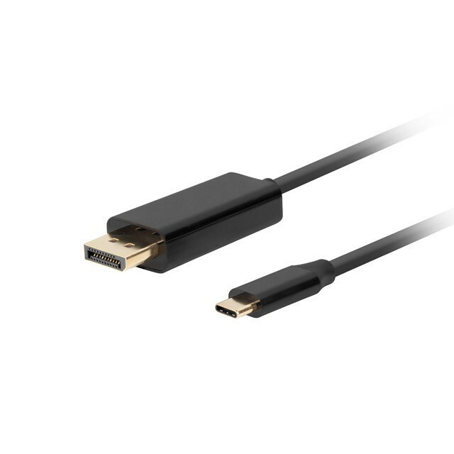 LANBERG  Cable USB-C(M)->Displayport(M) 3M 4K 60HZ