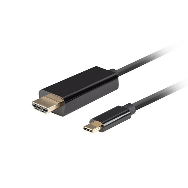 LANBERG Cable USB-C(M)->HDMI(M) 4K 60HZ 3M