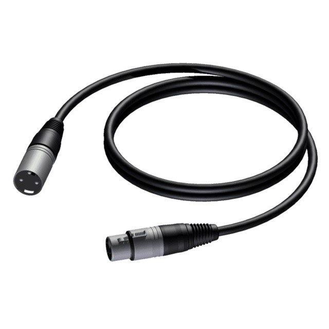 PROCAB  CABLE XLR MALE-XLR FEMALE 0