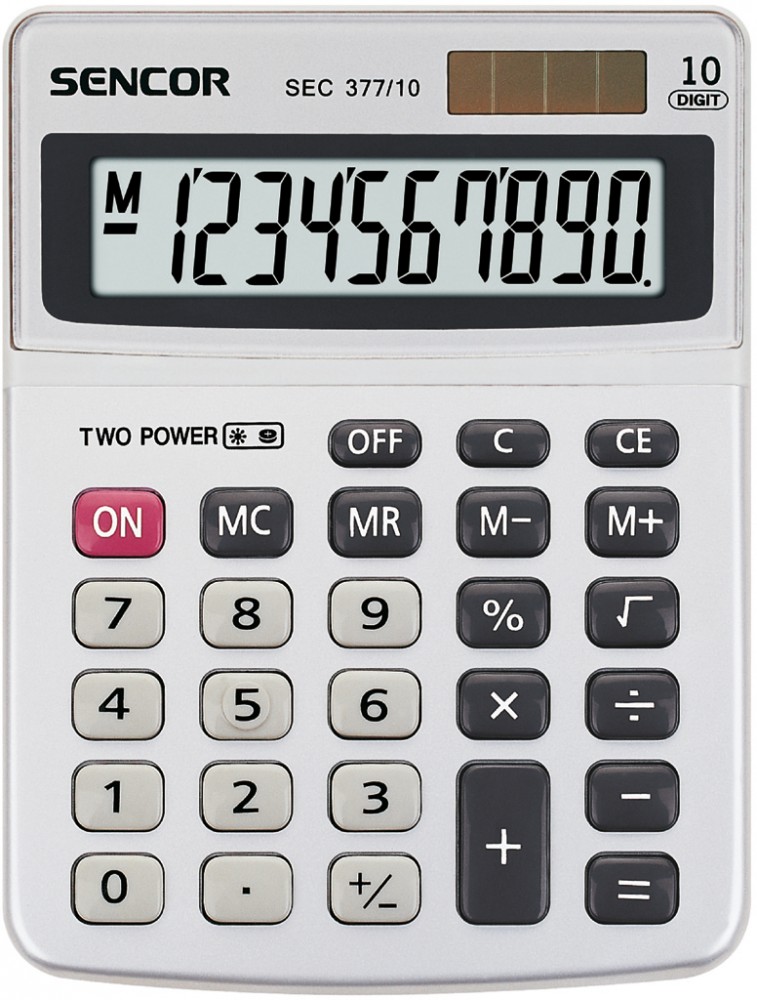 Sencor Calculator SEC 377/10 Table, 10