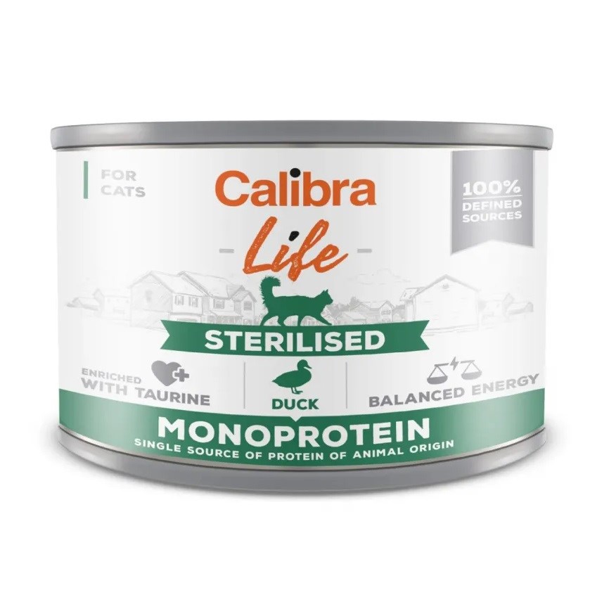 Calibra Cat Life Sterilised Duck -