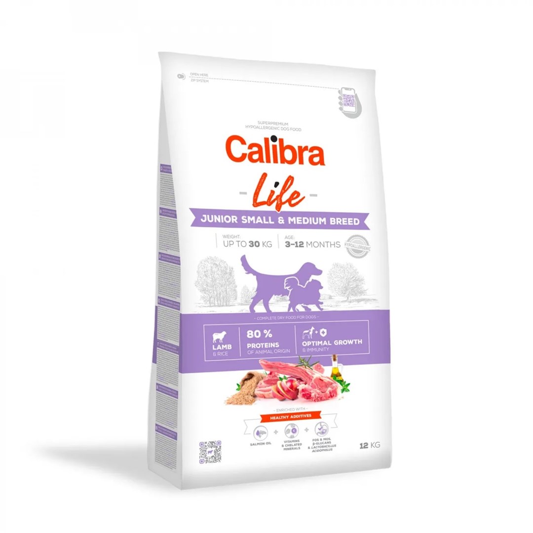 Calibra  Life Junior Small&Medium breed Lamb