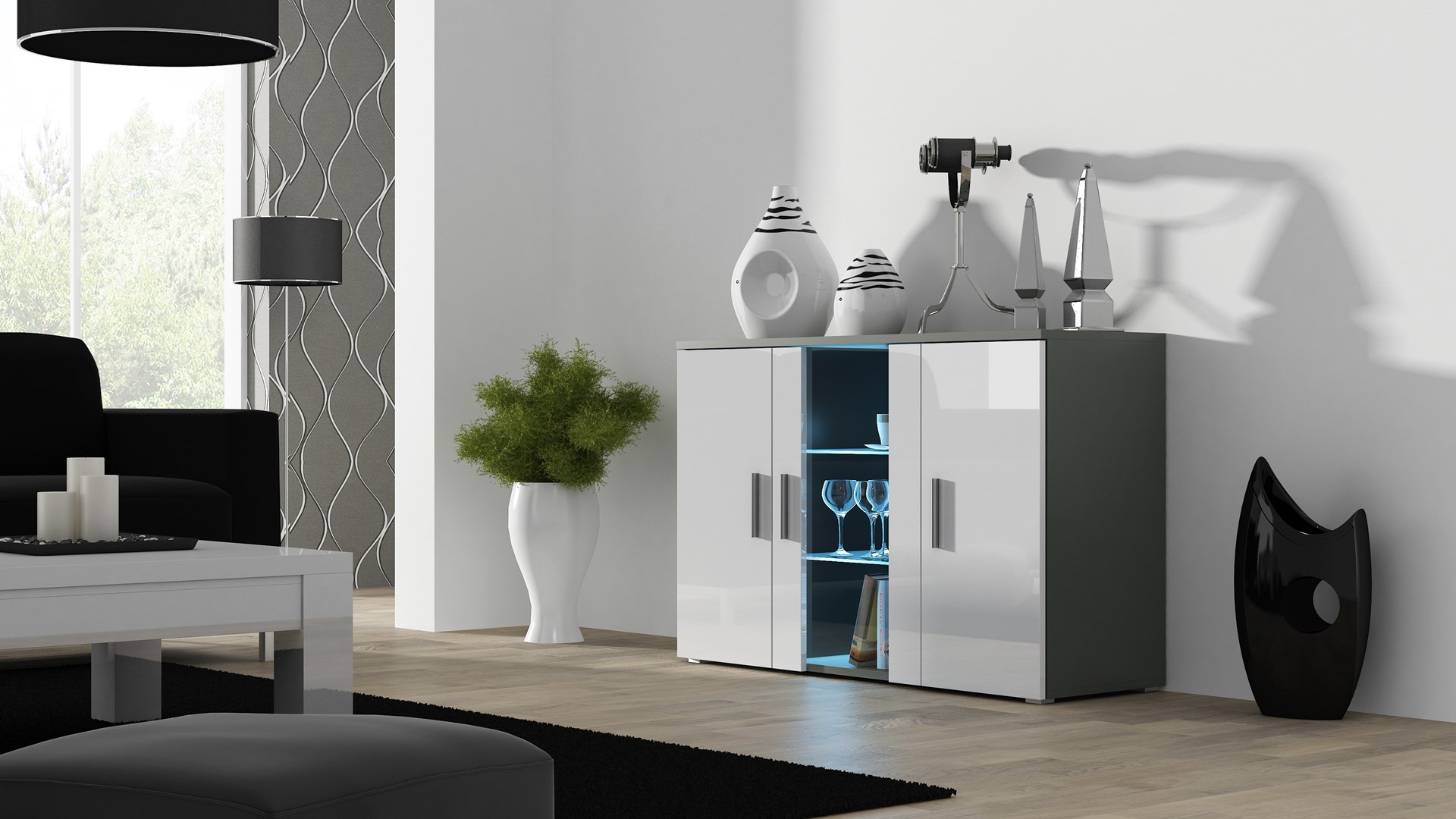 Cama MEBLE Cama sideboard 120 cm