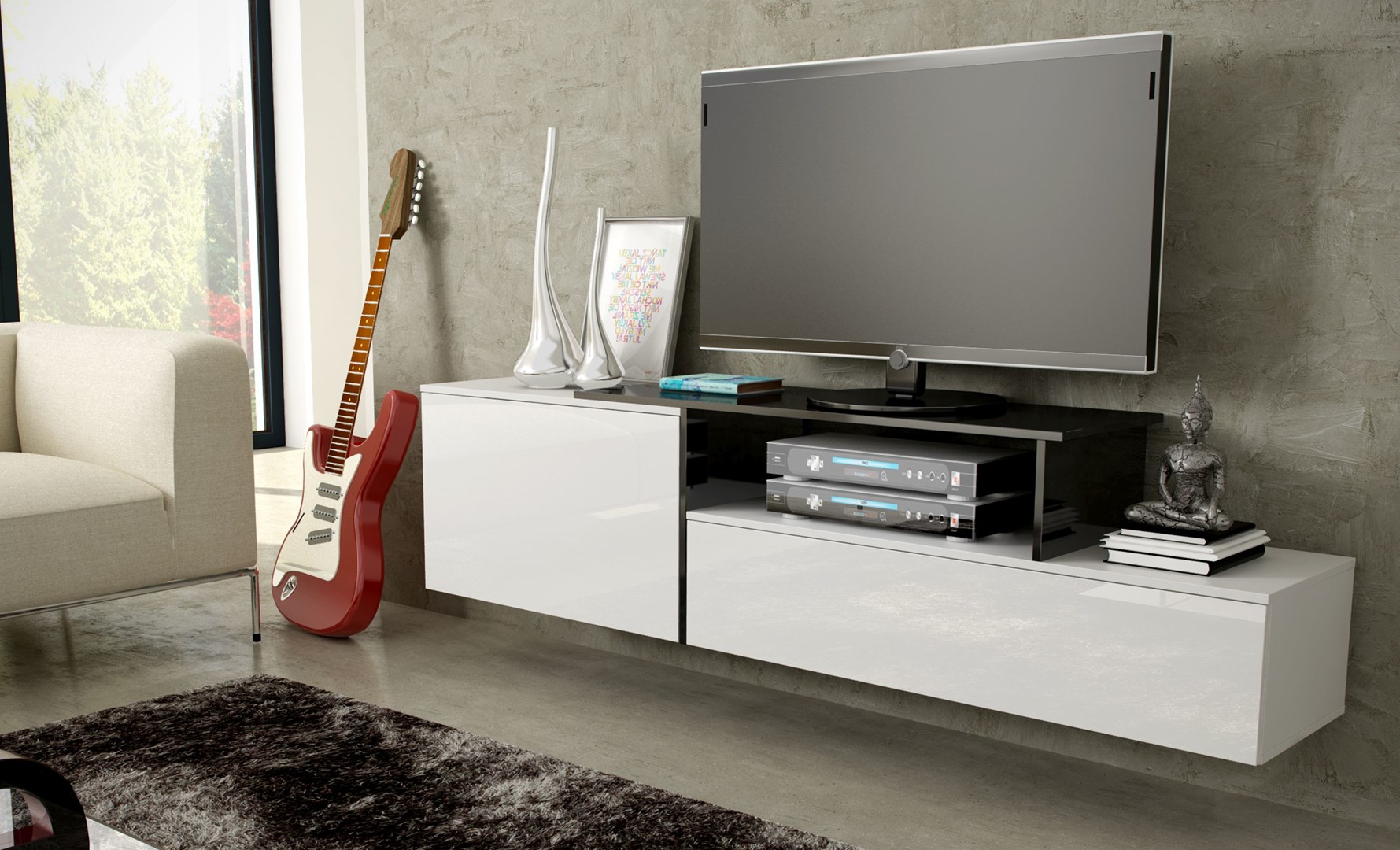Cama MEBLE Cama TV cabinet SIGMA