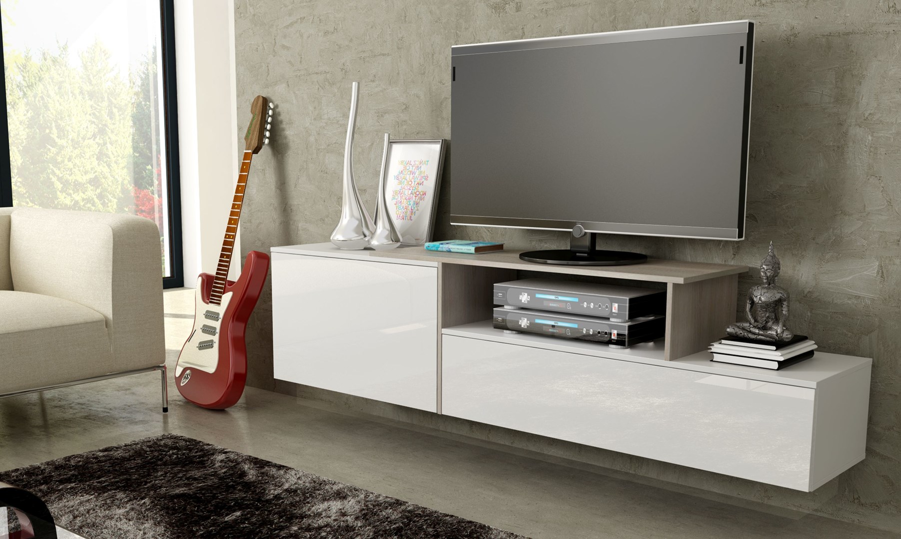 Cama MEBLE Cama TV cabinet SIGMA