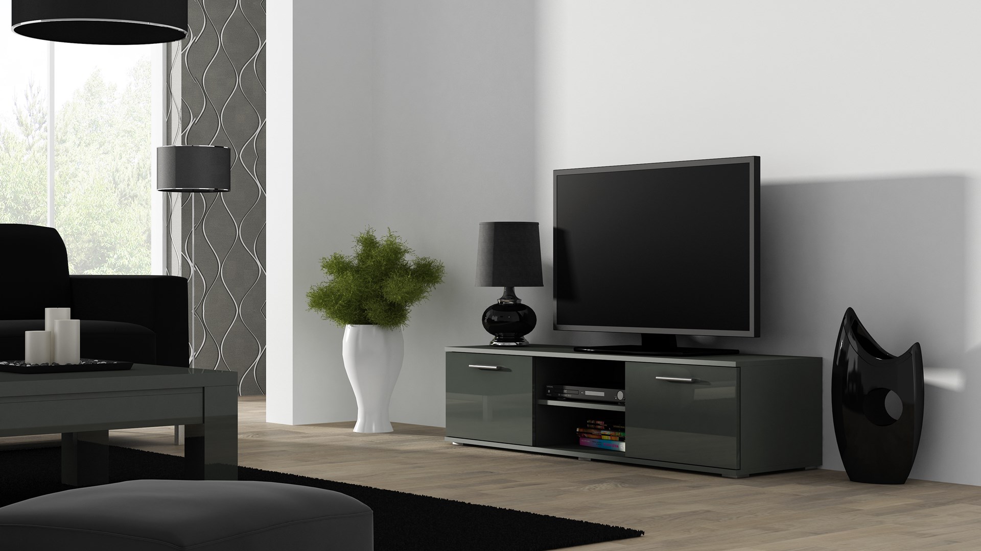 Cama MEBLE Cama TV stand SOHO