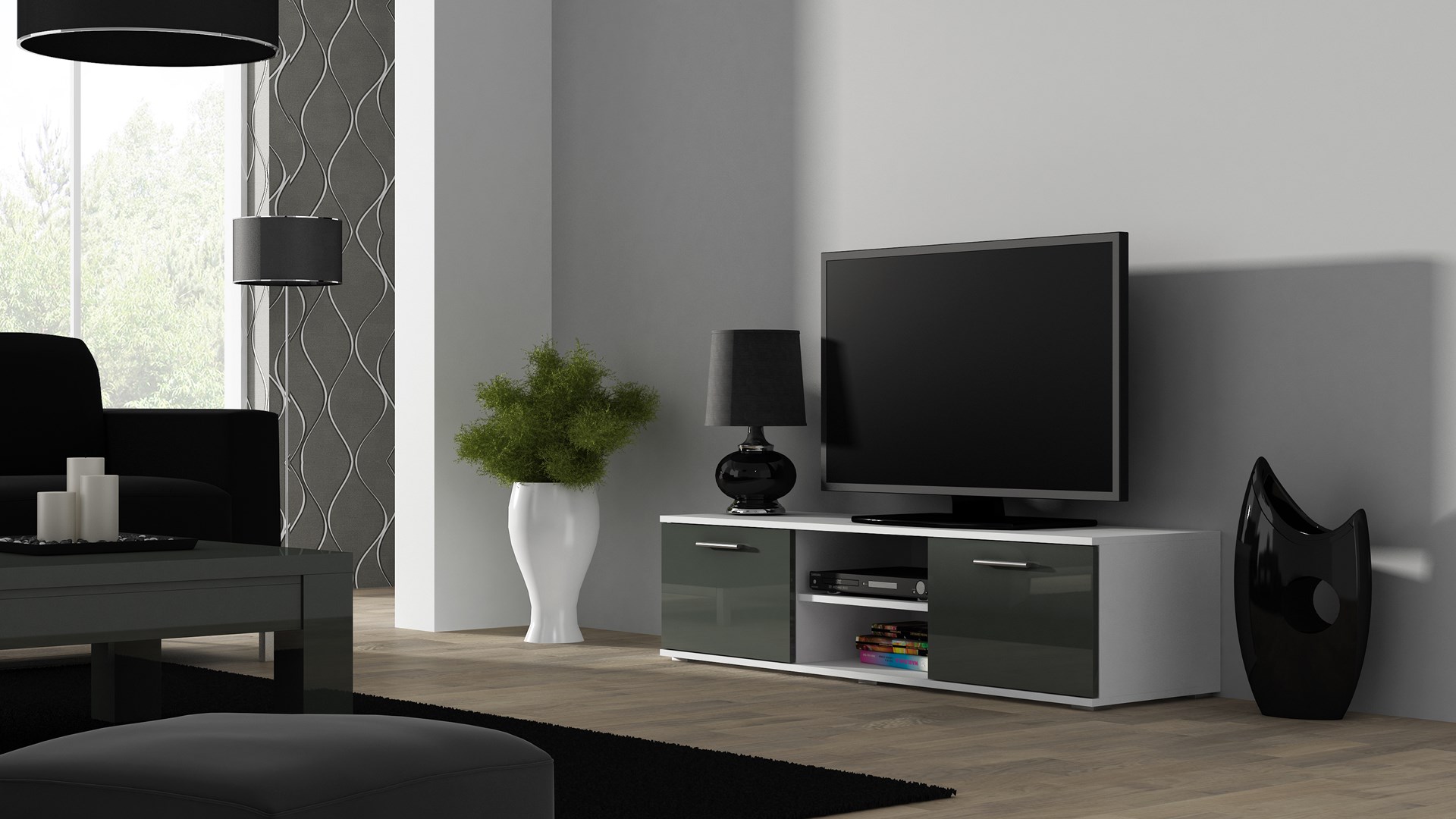 Cama MEBLE Cama TV stand SOHO