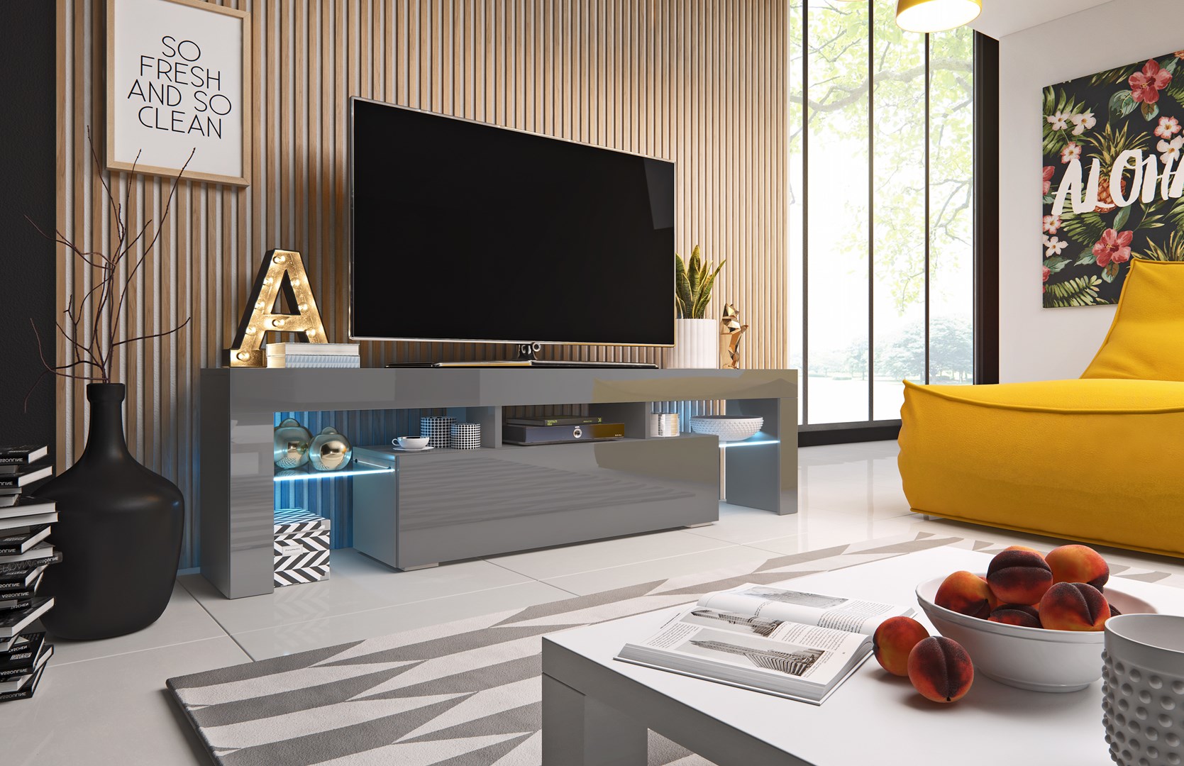 Cama MEBLE Cama TV stand TORO