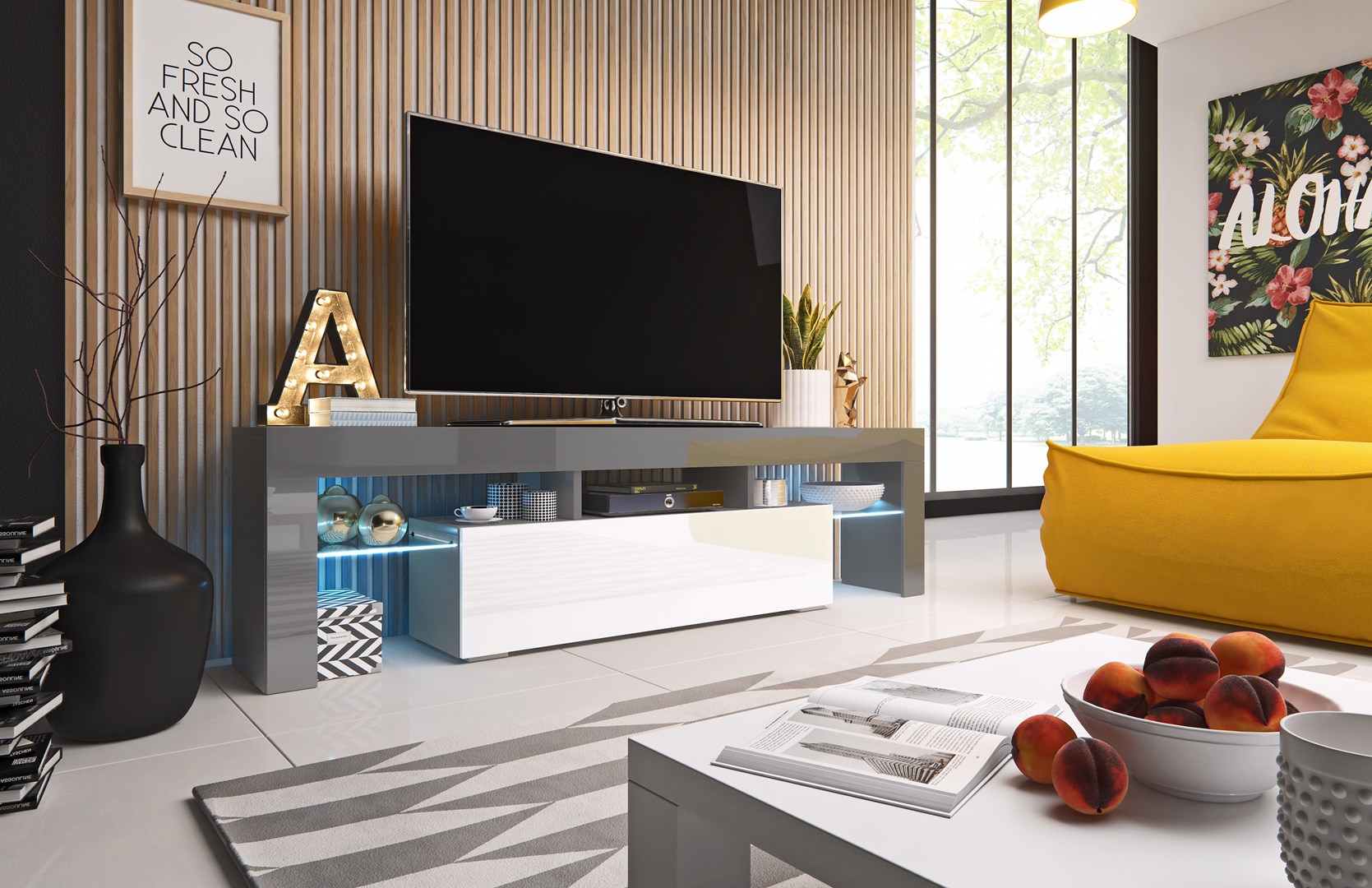 Cama MEBLE Cama TV stand TORO