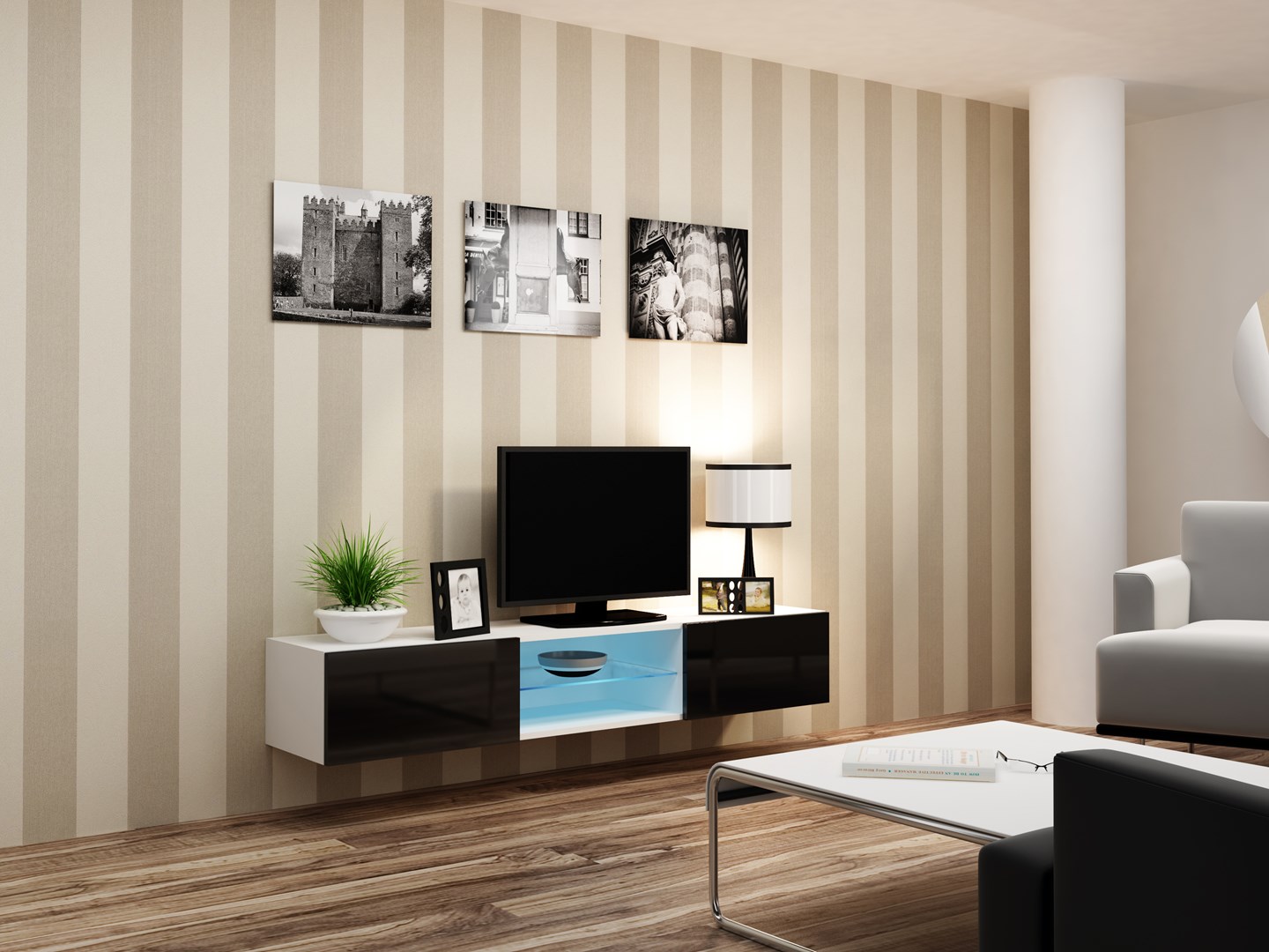Cama MEBLE Cama TV stand VIGO