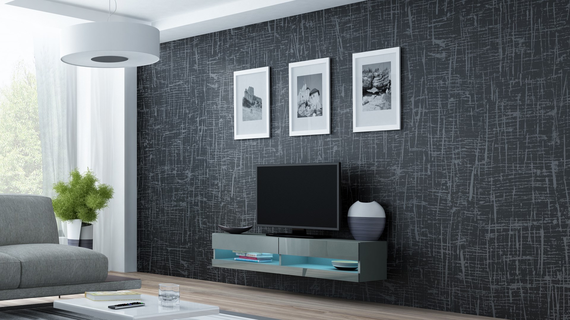 Cama MEBLE Cama TV stand VIGO