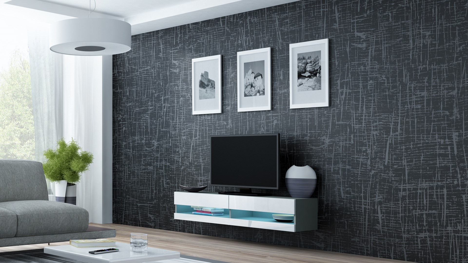 Cama MEBLE Cama TV stand VIGO