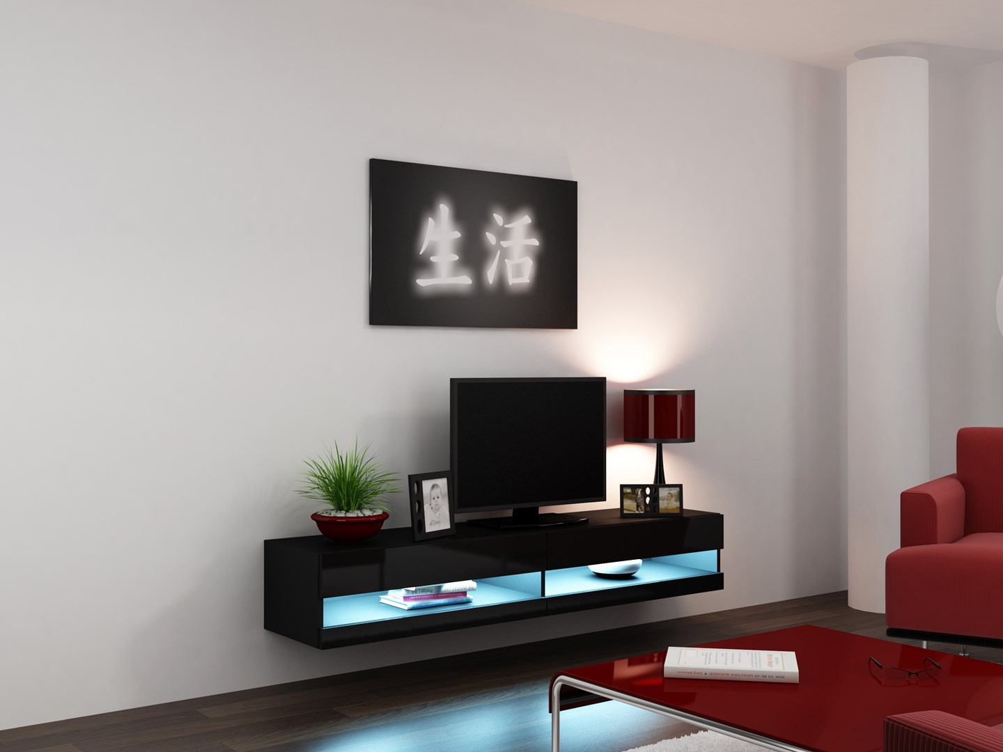 Cama MEBLE Cama TV stand VIGO