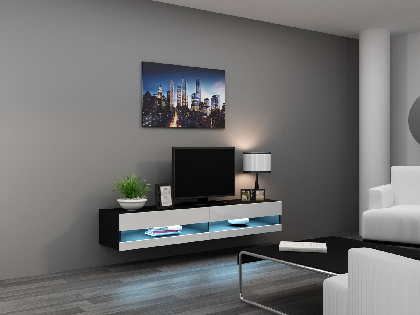 Cama MEBLE Cama TV stand VIGO
