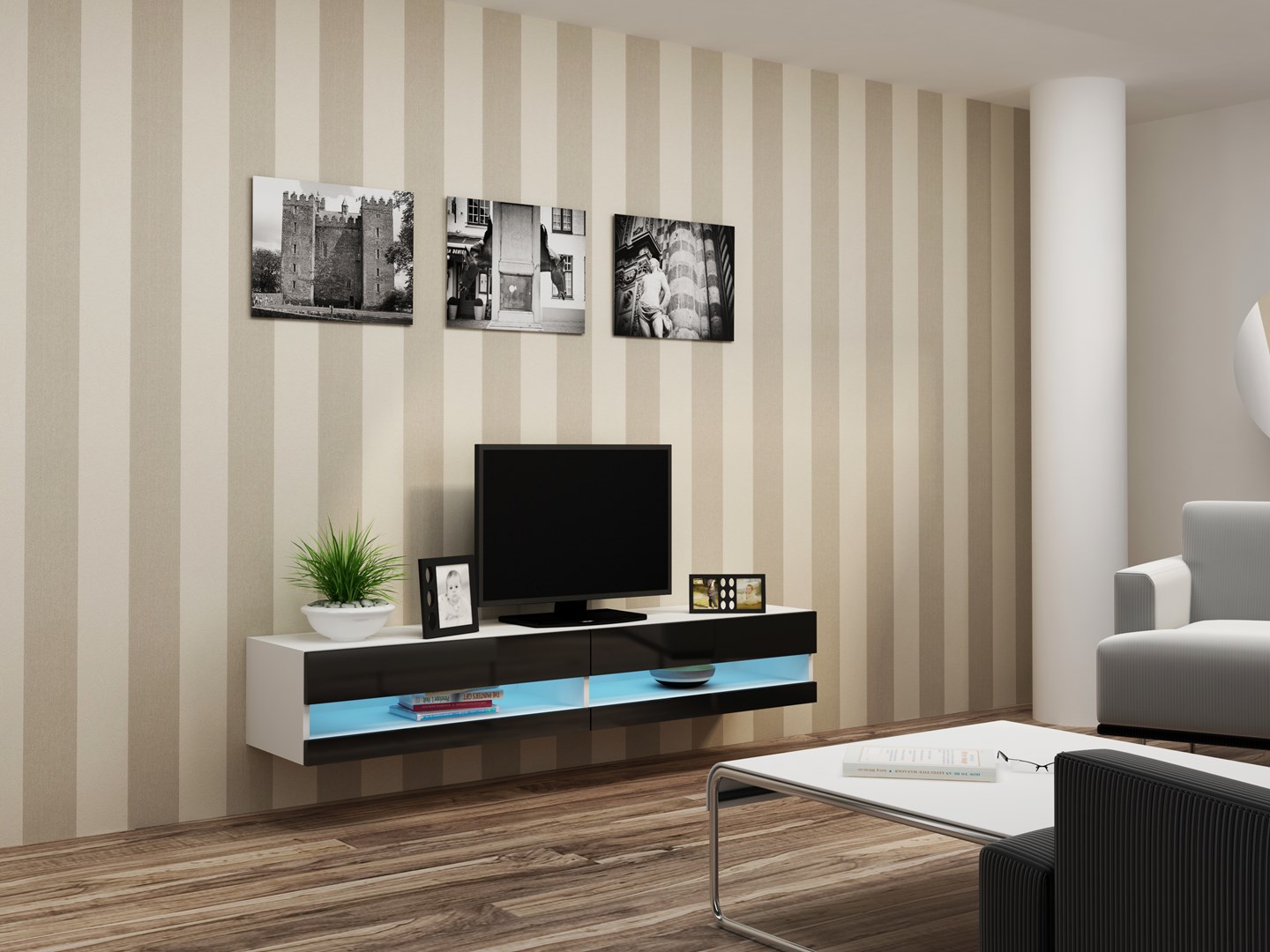 Cama MEBLE Cama TV stand VIGO