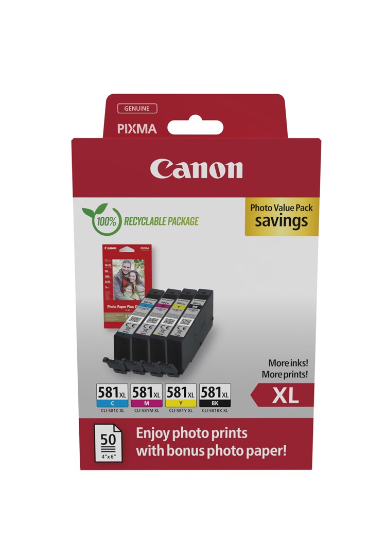 Canon  Multipack CLI-581XL BK/C/M/Y Photo Value