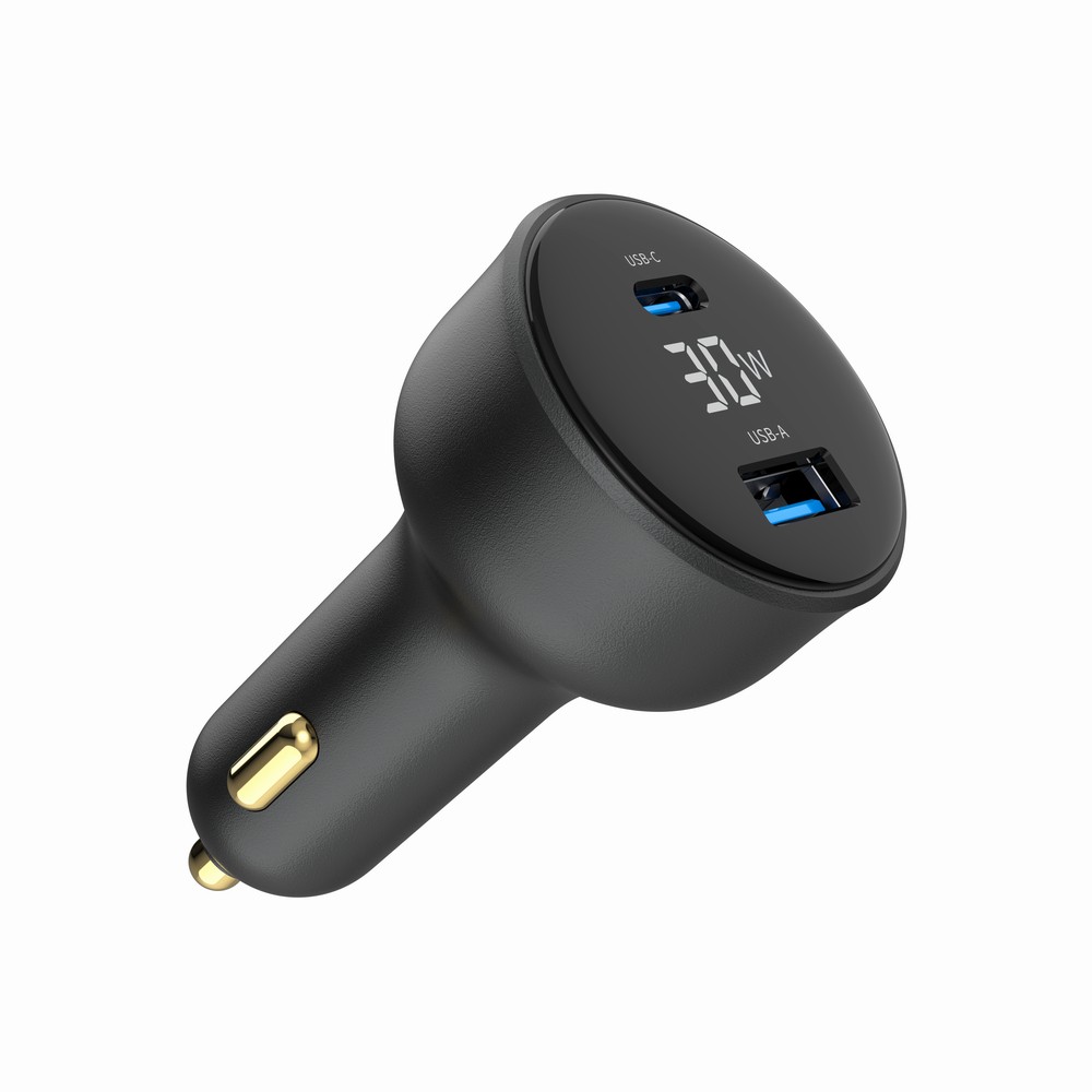 Gembird Car charger 30W USB-A+C PD