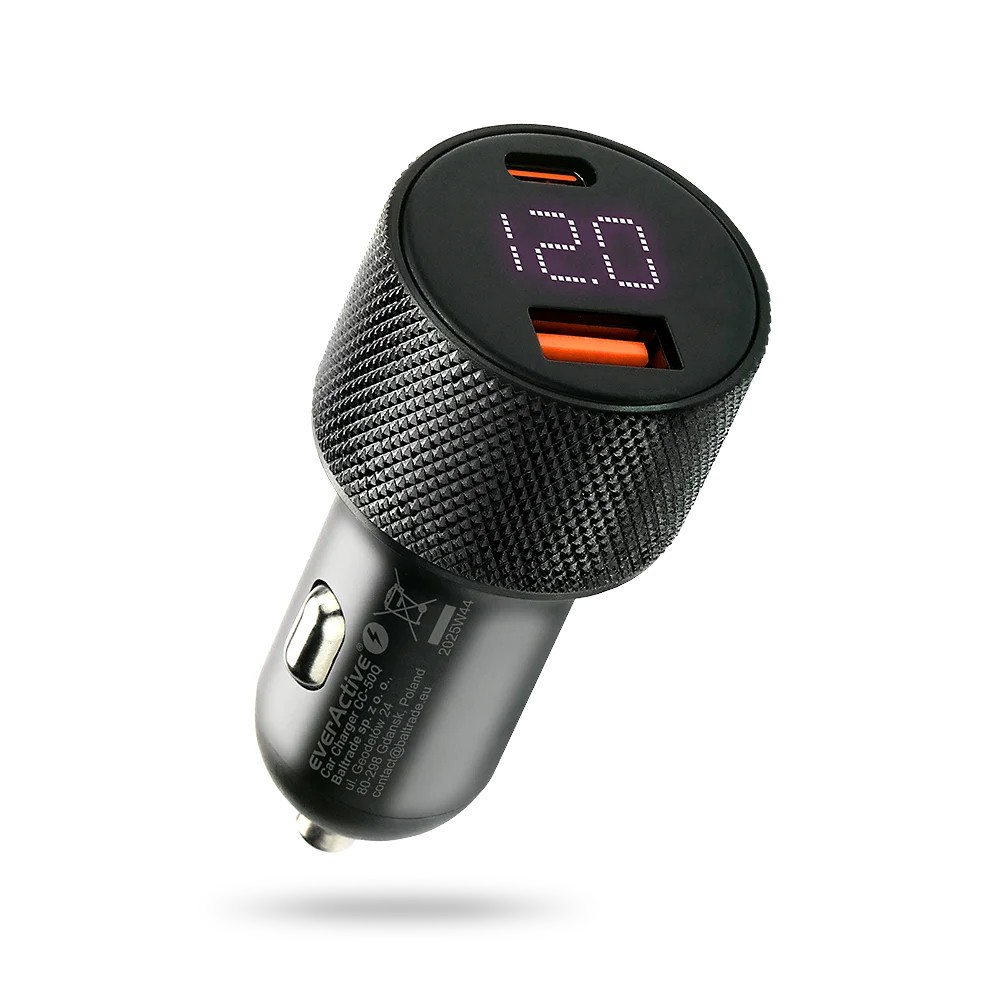 EverActive  Car charger CC-50Q QC3. 0