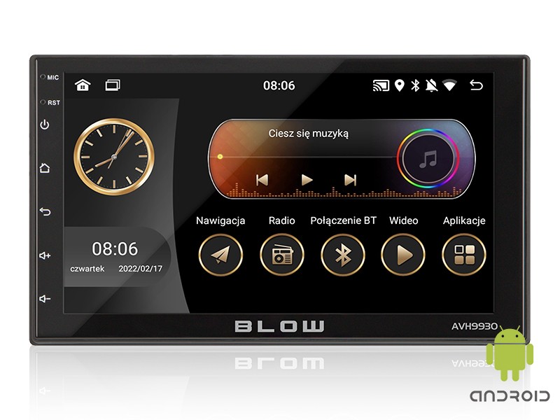 BLOW Car radio AVH-9930 2DIN 7