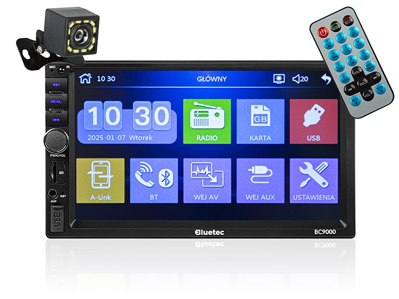 BLOW Car Radio BC9000 2DIN 7
