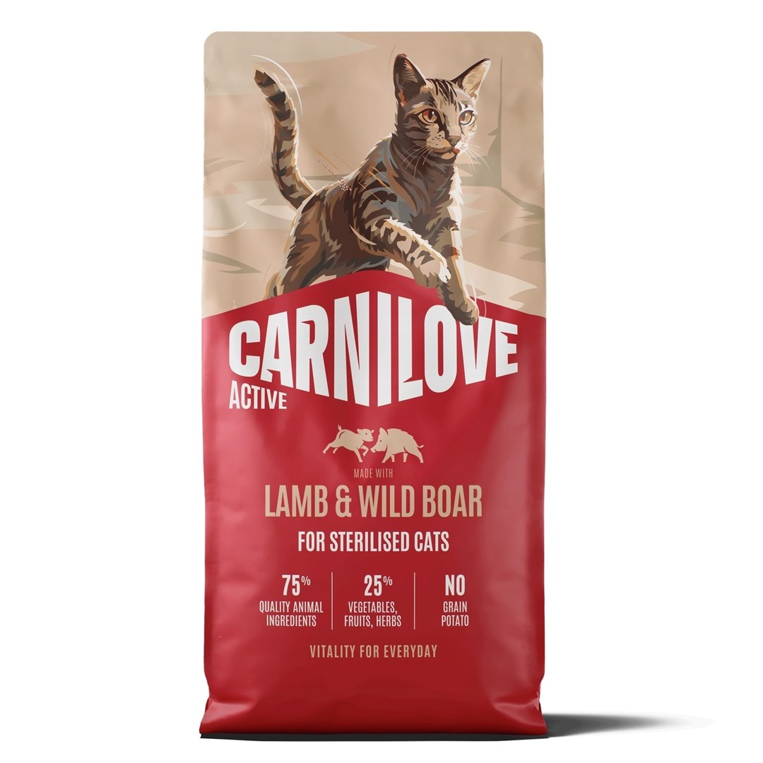 CARNILOVE  Active Cat Lamb&Wild Boar Sterilised
