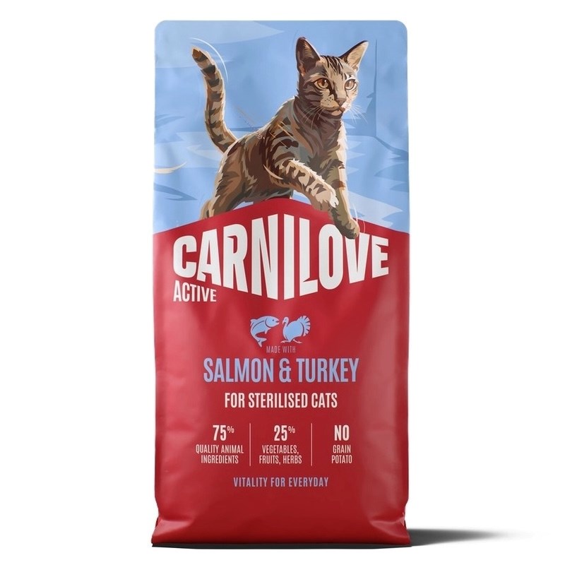 CARNILOVE  Active Cat Salmon&Turkey Sterilised -