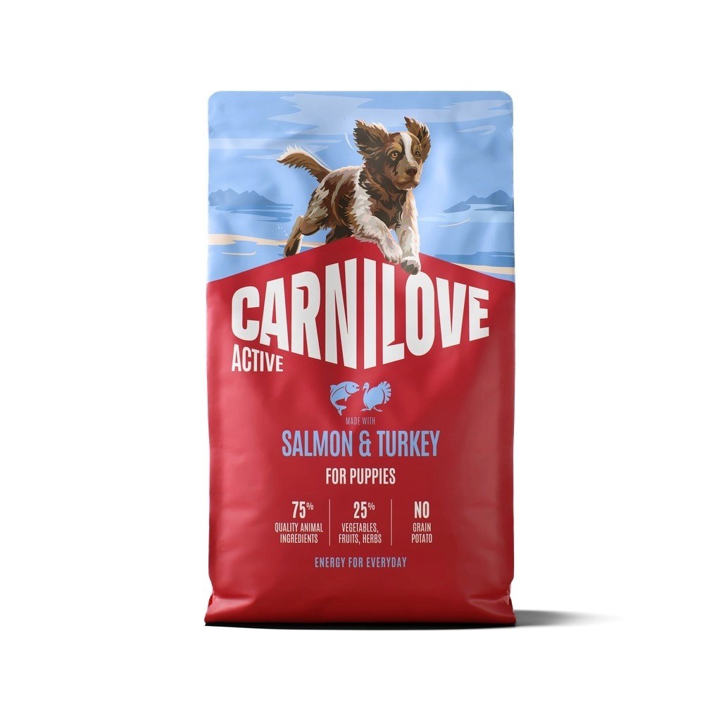 CARNILOVE Active Dog Puppies Salmon&turkey -