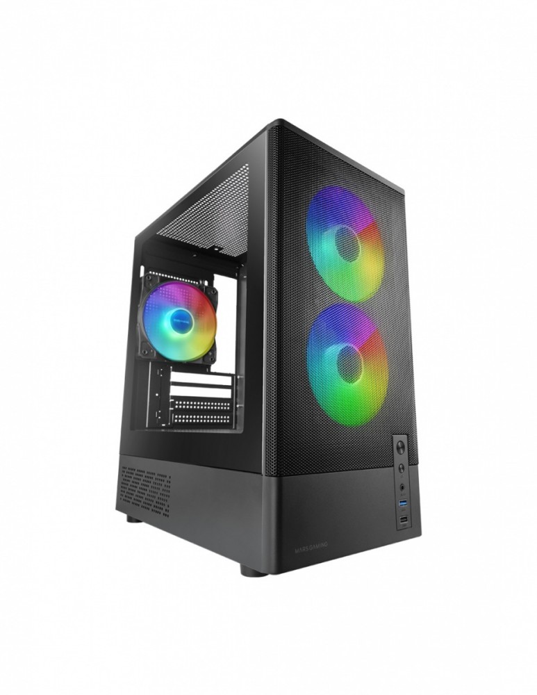 TACENS  Case MARS MC-ONYX BLACK mATX