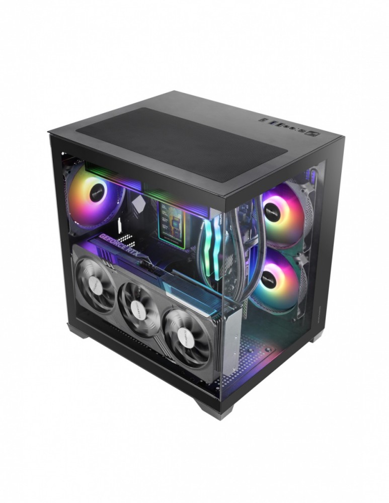 TACENS Case MARS MC-VIEW3 BLACK mATX