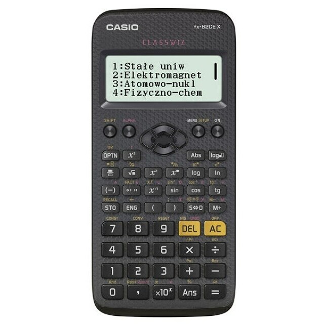 Casio  CALCULATOR SCIENTIFIC FX 82CEX BLACK