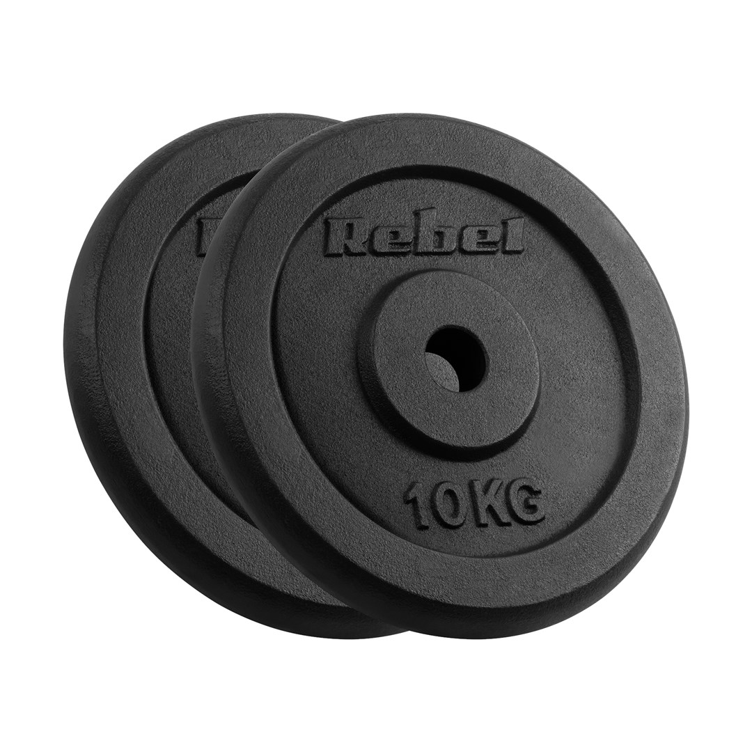 Rebel Cast iron weight set 2x10kg