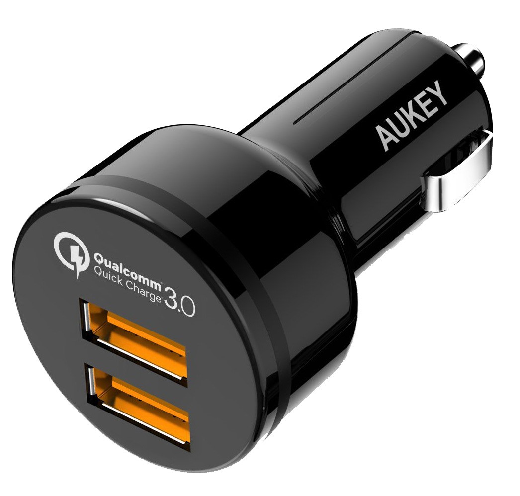 AUKEY CC-T8 ultra-fast car charger 2xUSB
