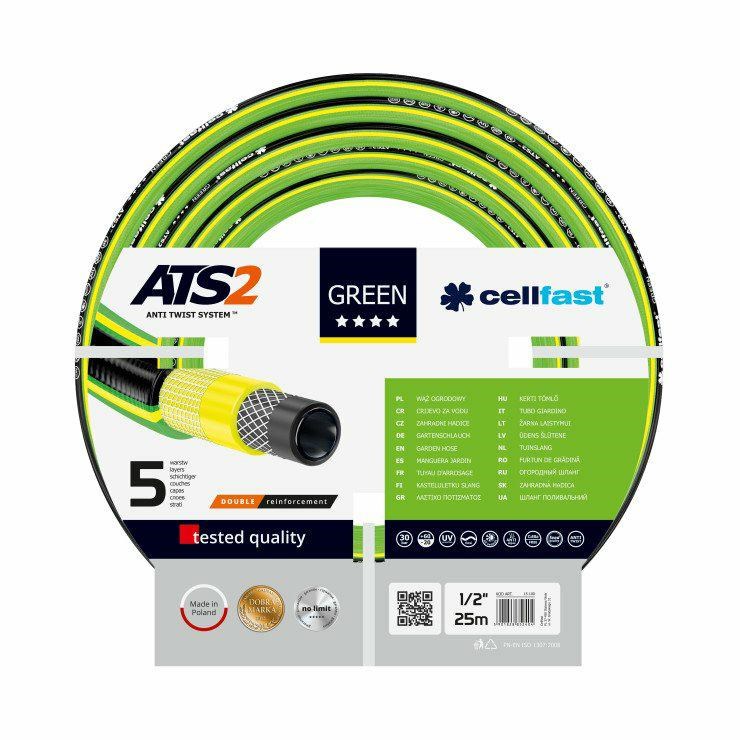 CELLFAST GARDEN HOSE GREEN ATS2 SIZE: