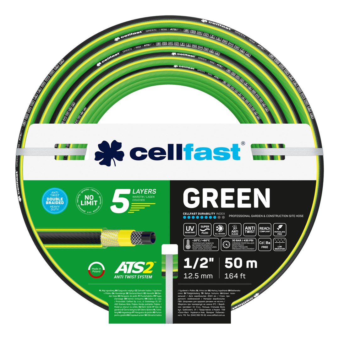 CELLFAST  GREEN garden hose 50 m