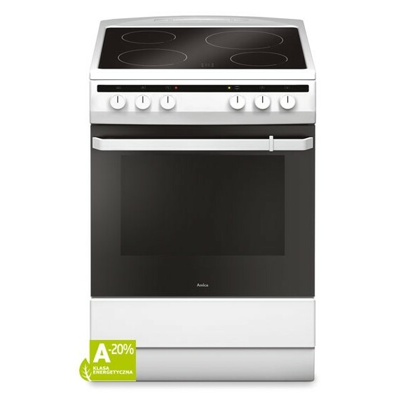 Amica Ceramic cooker 618CE3.333HQW |