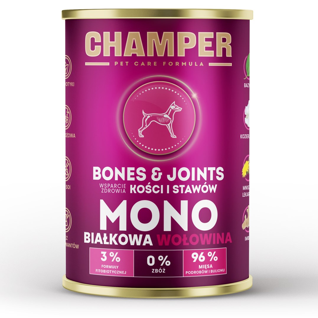 CHAMPER Bones & Joints Monoprotein Beef