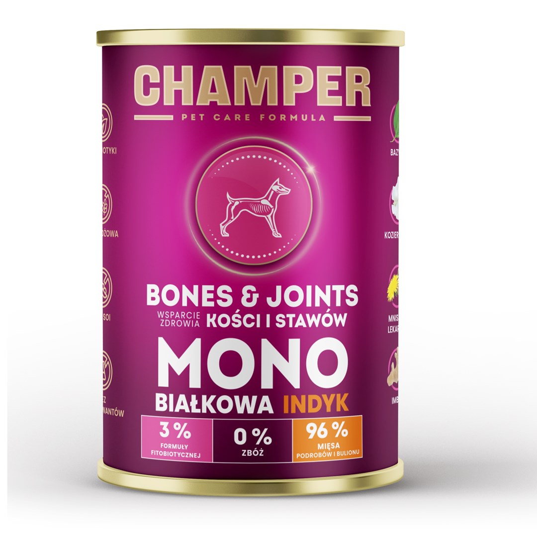 CHAMPER  Bones & Joints Monoprotein Turkey